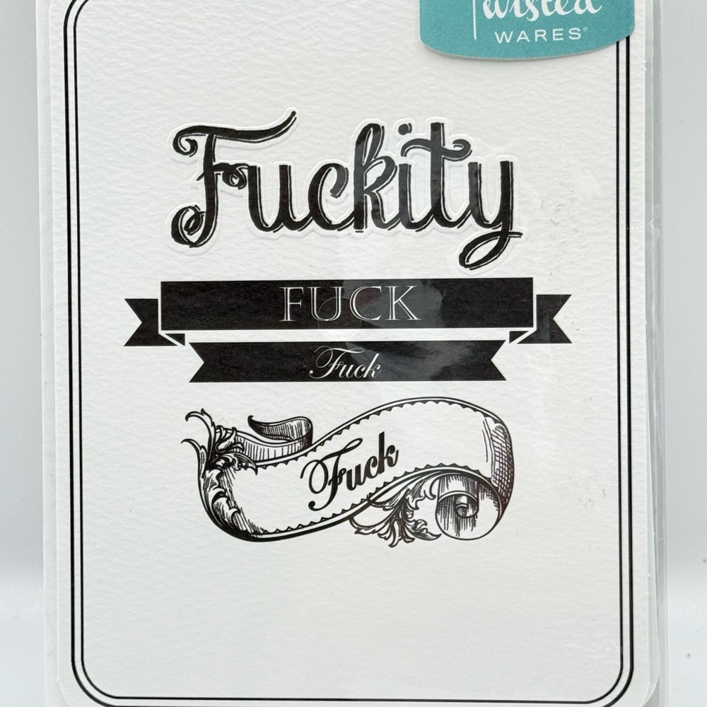Greeting card: F@*%#@y